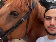 Junior Andre rides horse with Katie Price after admitting feeling neglected