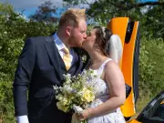 Kaleb Cooper shares unseen wedding clips with Clarkson's Farm co-stars