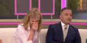 Kate Garraway laughs after caught sneaking back onto GMB set