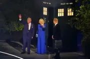 King and Queen emerge from Tardis to open Commonwealth Games