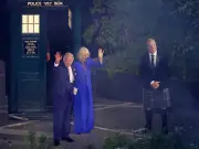 King Charles and Camilla arrive in Tardis at Commonwealth Games opening