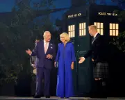 King Charles and Queen Camilla open Glasgow Commonwealth Games from Tardis