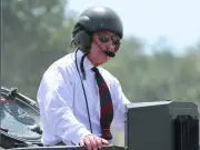 King Charles Ditches Suit Jacket for Tank Ride During Dorset Visit to Welcome Soldiers Home