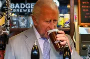 King Charles 'drowns sorrows' with pint after England's World Cup exit