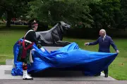 King Charles Unveils Statue for Royal Regiment of Scotland's 20th Anniversary