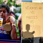 Lamine Yamal taunts Argentina star Leandro Paredes with sign at World Cup parade