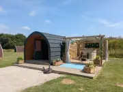 Lancashire glamping pod with hot tub is perfect family holiday