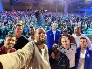 Lionel Messi Looked Uncomfortable on Stage with Kevin Hart at World Cup Final Event