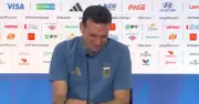 Lionel Scaloni cries and walks out of press conference after World Cup final loss