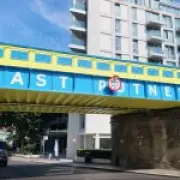 Londoners slam £600k railway bridge makeover as 'IKEA paint job'