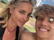 Louise Redknapp enjoys rare mum and son weekend with lookalike Beau