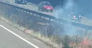 M5 Closed Near Exeter After Huge Fire; A38 Also Shut
