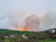 Major Blaze on Conwy Mountain: Residents Told to Close Windows