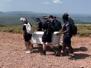 Man Apologises for Leaving Bath on Pen y Fan, Cardiff Rugby Team Removes It