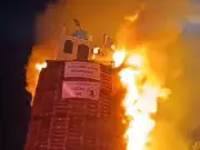 Man Charged Over Replica Mosque on Northern Ireland Bonfire