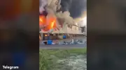 Massive Ukrainian Drone Strike on Wildberries Warehouse Sparks Inferno Near Moscow