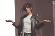 Matty Healy performs with The 1975 tribute band at stag do