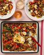 Meera Sodha’s Roasted Greek Salad with Orzo Recipe
