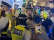 Met Police Officer Injured by Glass Bottle in London World Cup Chaos