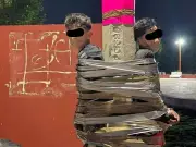 Mexican Batman Duct Tapes Suspects to Lampposts, Baffles Police