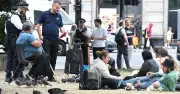Migrant Beggars Defy Police Orders at Marble Arch Camp