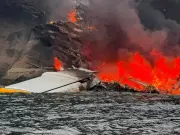 Miracle escape for 11 after sea plane crash and explosion near US-Canada border