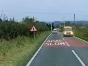 Motorcyclist Airlifted to Hospital After A487 Crash in Blaenplwyf