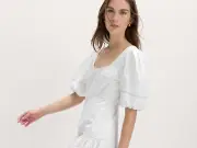 M&S £28 White Drop Waist Midi Dress: Summer's Must-Have Trend