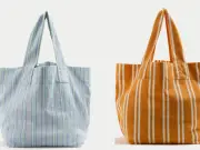 M&S Pure Cotton Striped Shopper: £33 Bag with 4.5 Stars Wins Over Shoppers