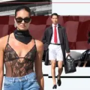 M&S Transforms Silverstone Pit Lane into High Fashion Catwalk
