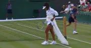 Naomi Osaka Stuns in Japanese-Style Outfit at Wimbledon Day Three