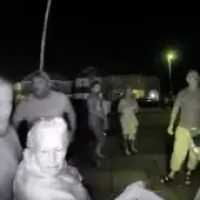 Neighbours save gran, 87, from house fire filmed on doorbell camera