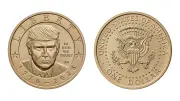 New $1 Coin Featuring Trump Goes Into Production at US Mint