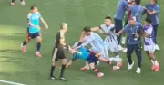New World Cup Final Footage Shows Moment That Sparked Argentina-Spain Brawl