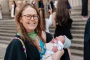 Newborn Attends Mother's Graduation Hours After Birth
