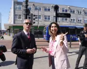 Nigel Farage and Suella Braverman Campaign in Waterlooville, Hampshire on 1 May 2026