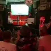 Norway expats in London pub pray for England's World Cup defeat