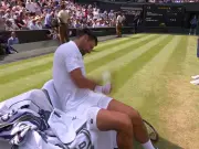 Novak Djokovic Punches His Leg 11 Times in Wimbledon Tantrum