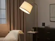 Orianna Floor Lamp with Side Table: 'Beautiful and Practical' for Living Rooms