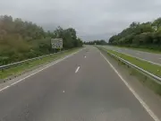 Pedestrian killed by multiple vehicles including police car on A40