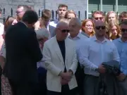 Peter Reid Baffles Crowd at Andy Burnham's PM Appointment