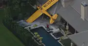 Pilot Injured After Plane Crashes Into Texas House Roof