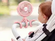 Portable £20 Fan Keeps Babies Cool in Cots, Car Seats, and Prams