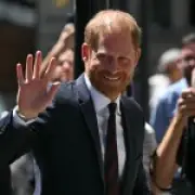 Prince Harry Beams at London Event Amid Buckingham Palace Accommodation Row