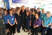 Prince Harry Mobbed by Nurses on Birmingham Children's Hospital Visit