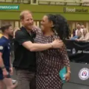 Prince Harry Surprises This Morning with Alison Hammond in Laser Tag