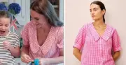 Princess Kate's Brora Gingham Blouse Back in Stock for Summer