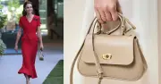 Princess Kate's Timeless Tusting Mini Holly Bag at Wimbledon 2026