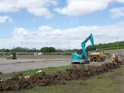 Progress Made on Synthetic Pitch at Inchinnan Playing Fields