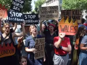 Protesters Clash Outside Downing Street as Andy Burnham Becomes UK PM